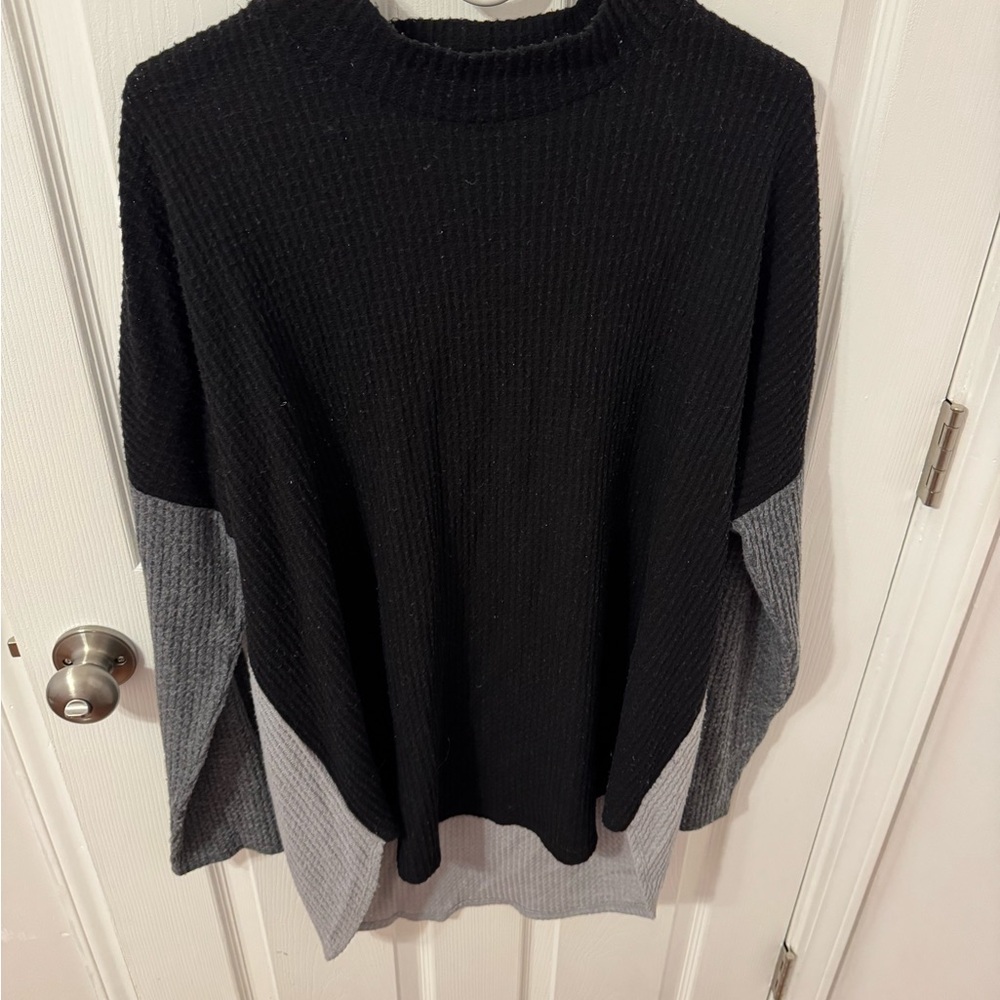 Calvin Klein Color block Mock neck Sweater